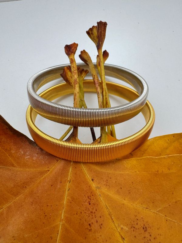 Браслети Tierra Luna “Ribbed Gold & Silver”