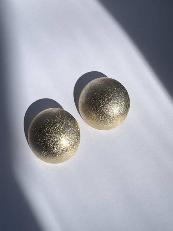 Сережки Tierra Luna “Matte Gold Sphere”