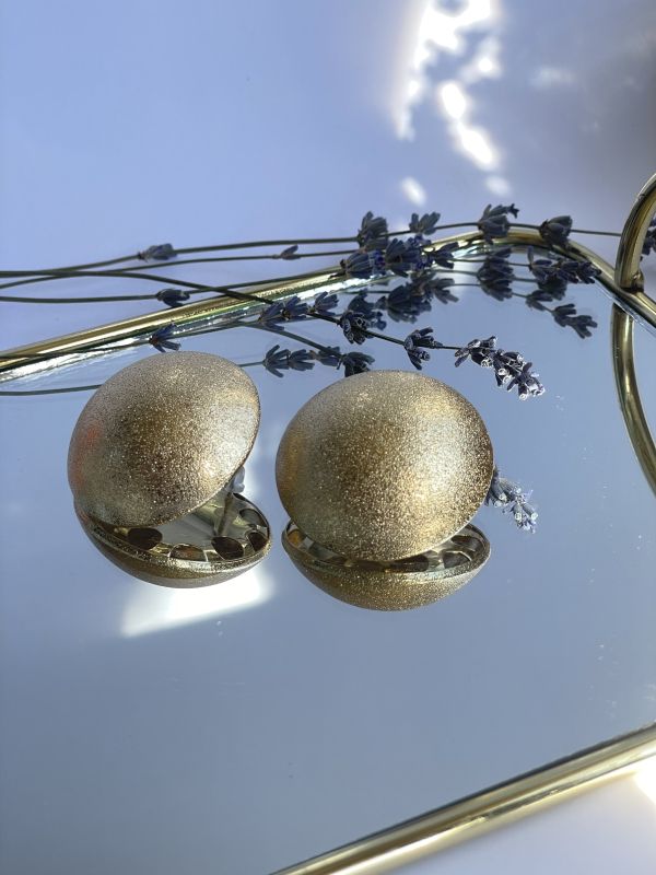Сережки Tierra Luna “Matte Gold Sphere”