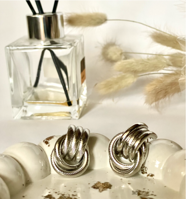 Сережки Tierra Luna “Silver Urban Knot”