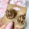 Сережки Tierra Luna “Gold Smooth Knot”