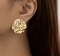 Сережки Tierra Luna "Gold Crumple Hoops"