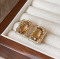 Сережки Tierra Luna “Caramel Crystal Stud”