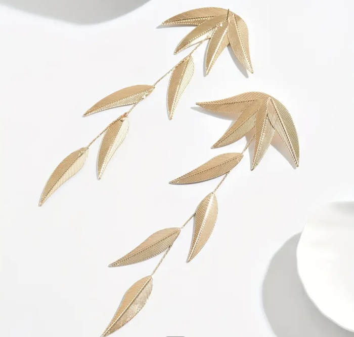 Сережки Tierra Luna “Gold leaf”