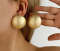 Сережки Tierra Luna “Matte Gold Sphere”