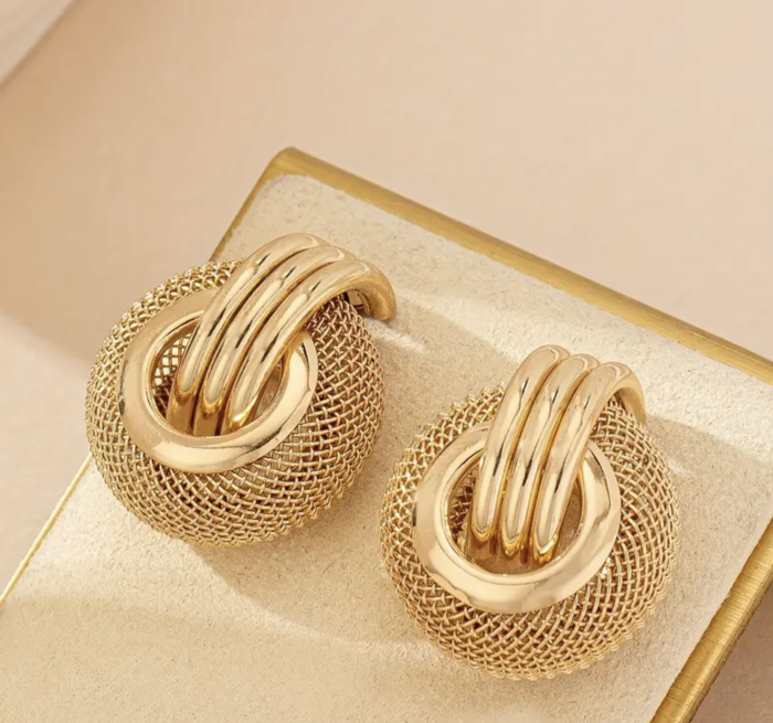 Сережки Tierra Luna “Mesh Luxe”