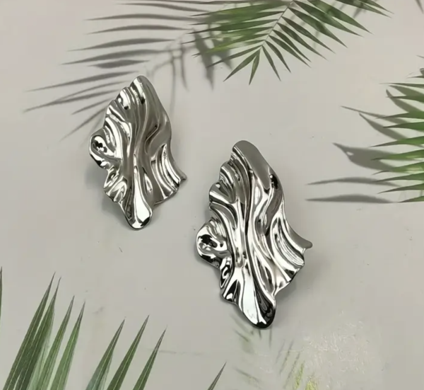 Сережки Tierra Luna “Sculptural Silver”
