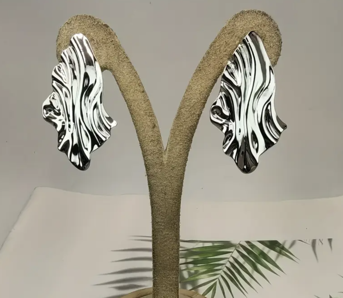 Сережки Tierra Luna “Sculptural Silver”