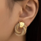 Сережки Tierra Luna “Gold Braided Circle”