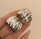 Сережки Tierra Luna “Silver Chunky Ripple”