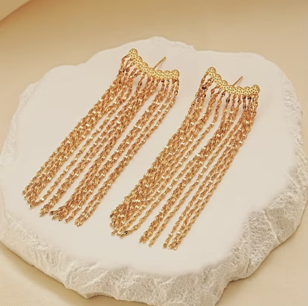 Сережки Tierra Luna “Glam Fringe Dangle”