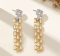 Сережки Tierra Luna ”Bicolor Chain”