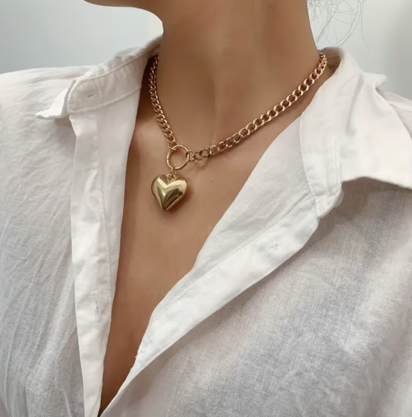 Намисто Tierra Luna "Gold Chain Heart"