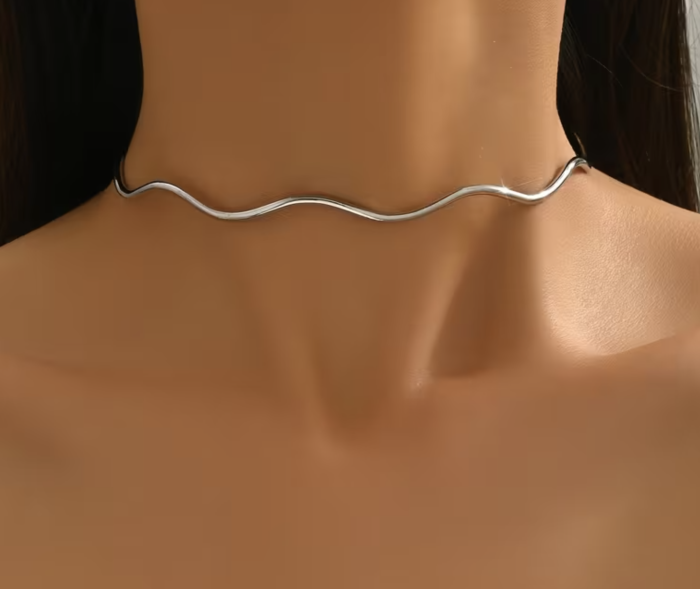 Намисто Tierra Luna "Silver Smooth Wave"