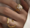 Каблучки Tierra Luna "Double Pearl+Gold"