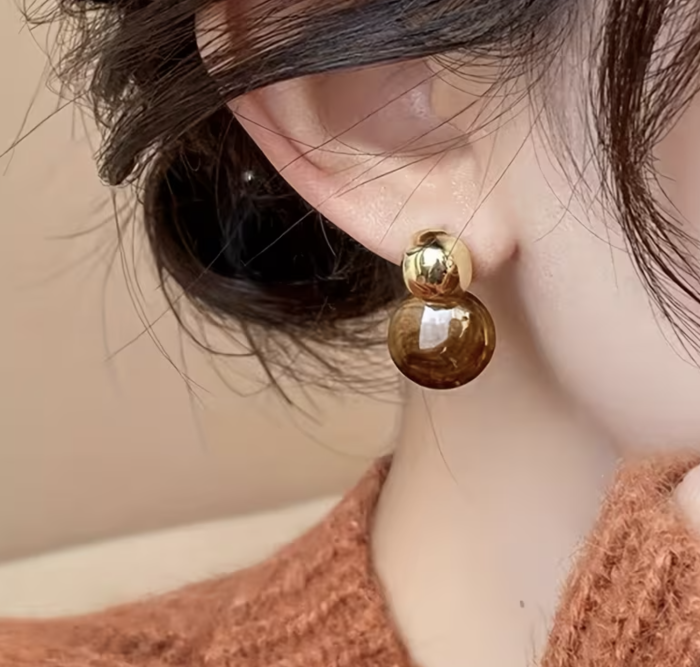 Сережки Tierra Luna “Caramel Sphere”