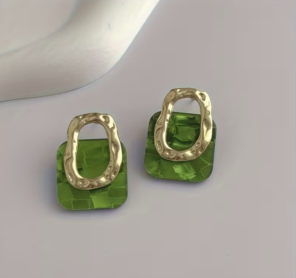 Сережки Tierra Luna “Green Silhouette”