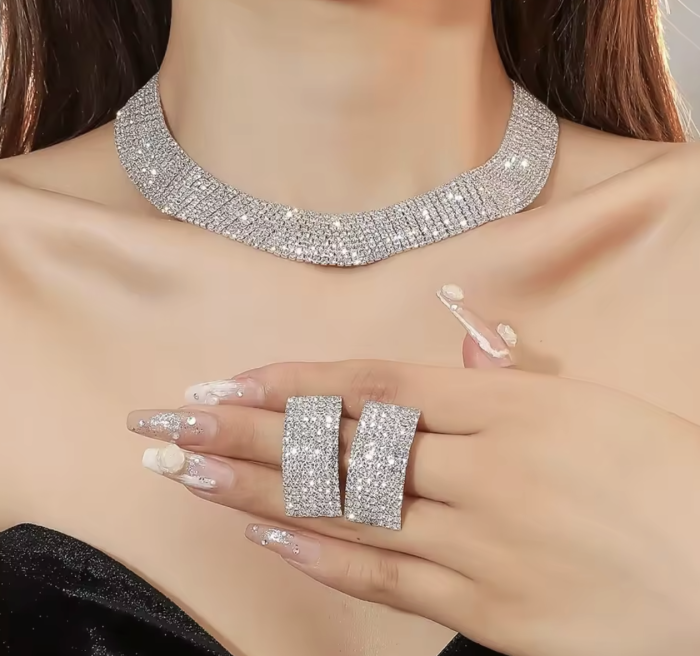 Набір прикрас Tierra Luna "Shining Queen Set" (намисто та сережки)