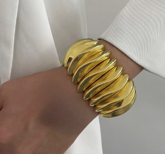 Браслет Tierra Luna "Chunky Gold Acrylic"