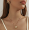 Набір прикрас Tierra Luna "Glitter Shell Set" (намисто та сережки)