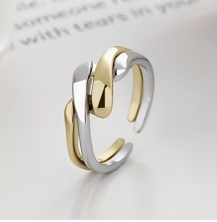 Каблучка Tierra Luna "Gold & Silver Stackable Rings"