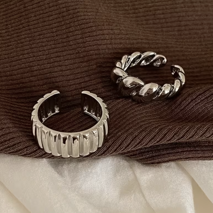 Каблучки Tierra Luna "Twisted Ridge Silver Ring Set"
