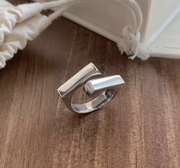 Каблучка Tierra Luna "Silver Rectangular Tandem"