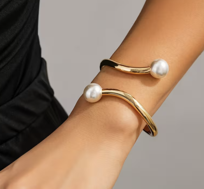 Браслет Tierra Luna "Golden Exquisite Pearls"