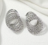 Сережки Tierra Luna "Silver Circular Rope"