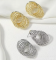 Сережки Tierra Luna "Gold Circular Rope"