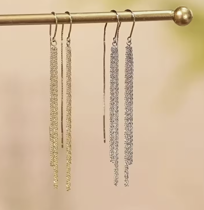 Сережки Tierra Luna “Gold Shiny Chain”