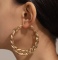 Сережки Tierra Luna "Gold Circular Big Chain"