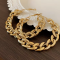 Сережки Tierra Luna "Gold Circular Big Chain"