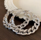 Сережки Tierra Luna "Silver Circular Big Chain"