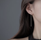 Сережки Tierra Luna "Gold Thin Chain"