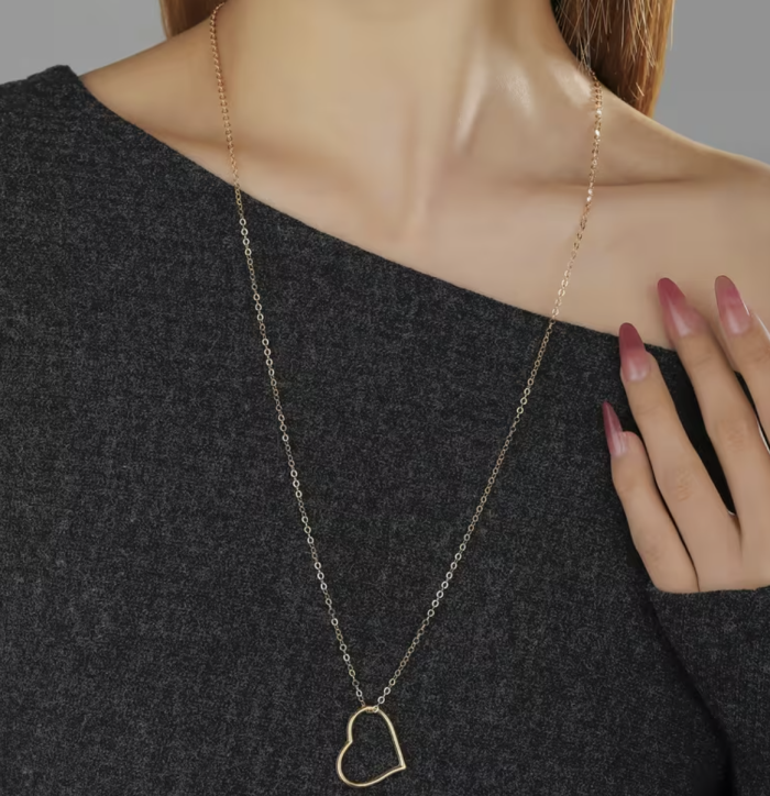 Намисто Tierra Luna "Golden Contour Heart"