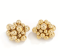 Сережки Tierra Luna "Gold Gilded Bubble"