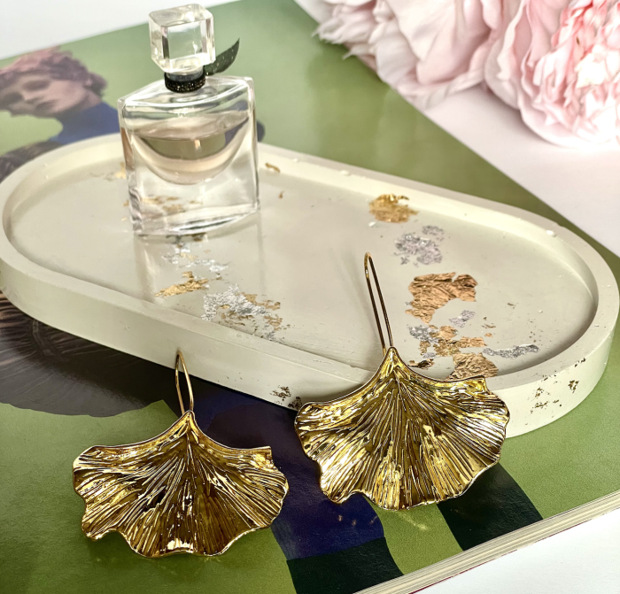 Сережки Tierra Luna “Ginkgo Leaf”