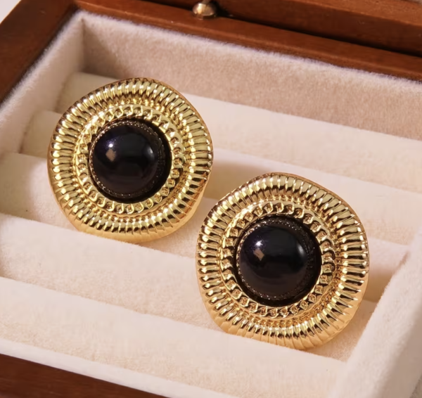 Сережки Tierra Luna “Royal Black Noir”