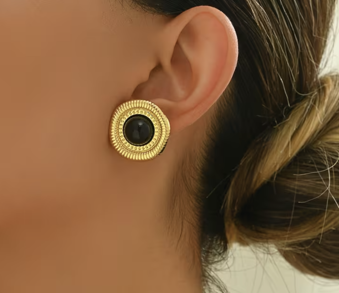 Сережки Tierra Luna “Royal Black Noir”