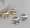 Сережки Tierra Luna "Gold Abstract Mirror"