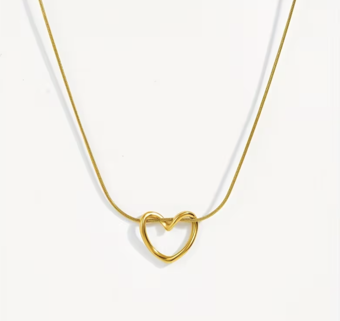 Намисто Tierra Luna "Gold Empty Heart"