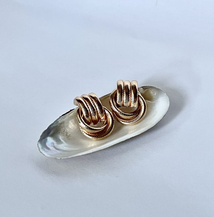 Сережки Tierra Luna “Gold Urban Knot”
