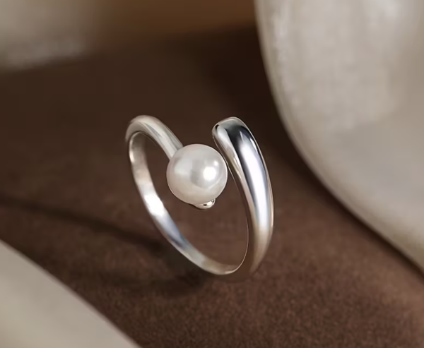 Каблучка Tierra Luna "Velour Pearl Orbit"