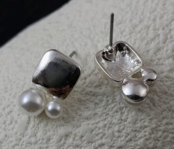 Сережки Tierra Luna “Silver Romantic Pearl”