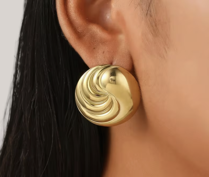 Сережки Tierra Luna “Round Shell”
