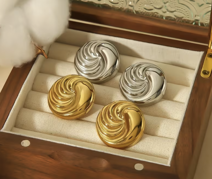 Сережки Tierra Luna “Round Shell”