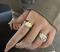 Каблучка Tierra Luna "Gold Heart Ring" (золотиста каблучка)