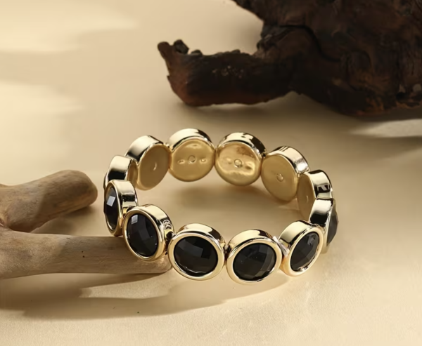 Браслет Tierra Luna "Pearl-Glaze Orbit Black"