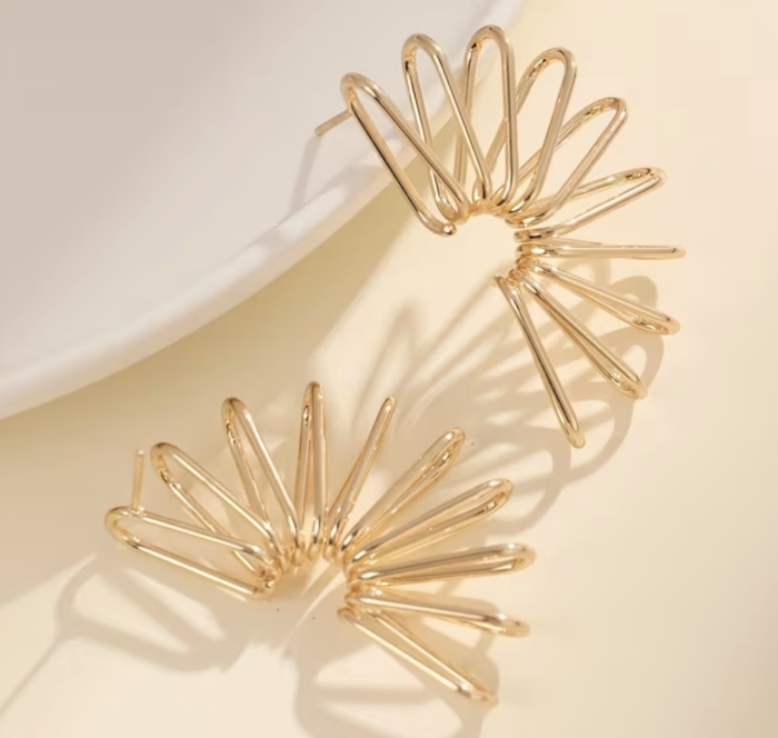 Сережки Tierra Luna “Spiral Wire Hoop”